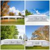 30''x10''(3 x 9m ) Seven Sides Portable Home Use Waterproof Tent with Spiral Tubes For Household;  Wedding;  Party;  Parking Shed  XH